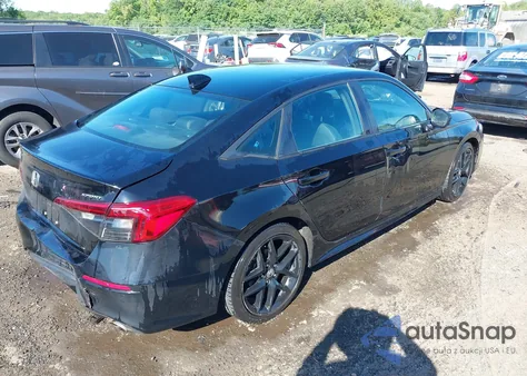 2023 Honda Civic Sport из США, поврежденный, VIN 2HGFE2F56PH509382